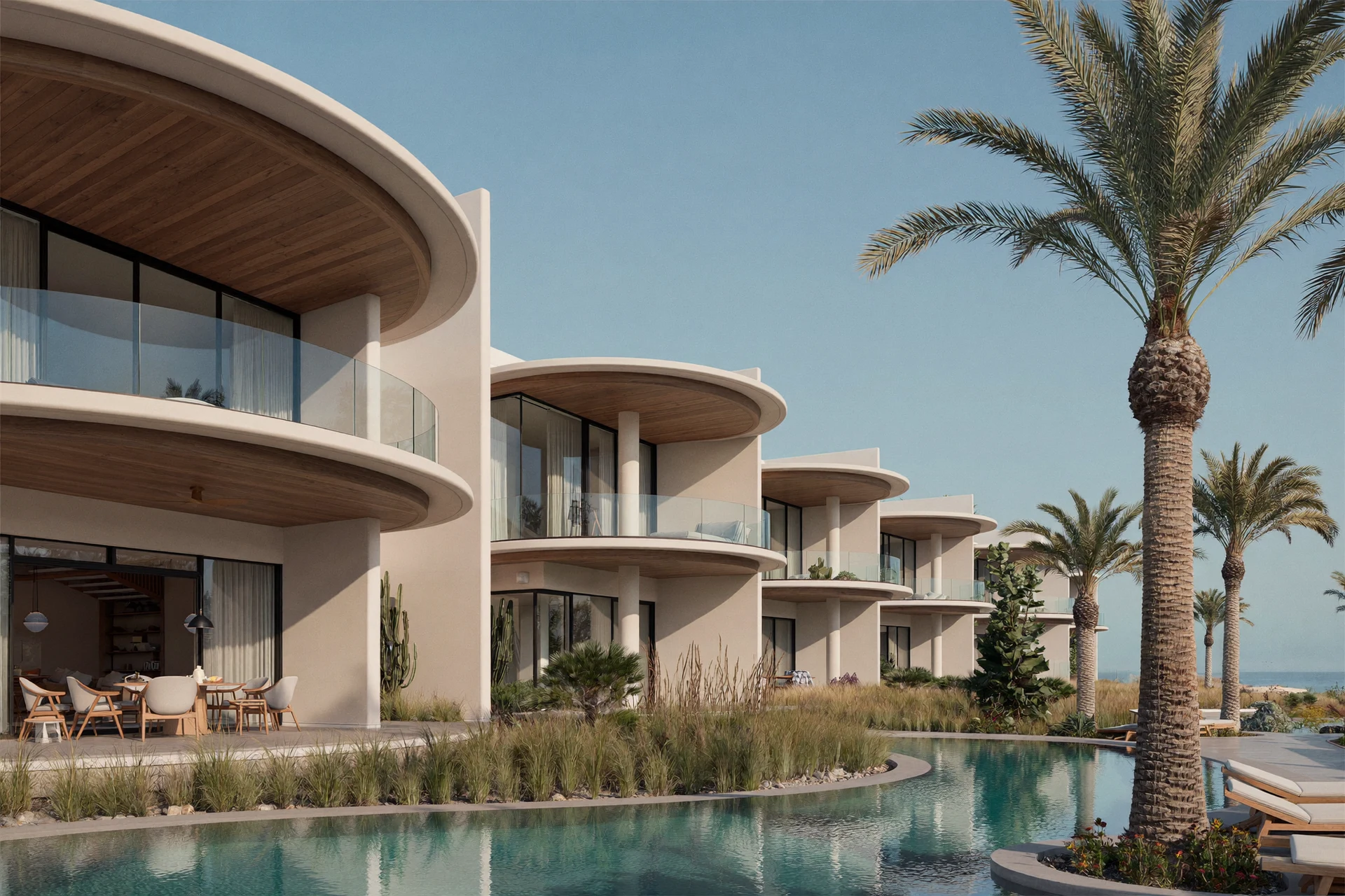 Contemporary Mediterranean new-build architecture